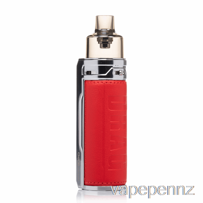 VOOPOO DRAG S 60W Pod Mod Kit Silver Red VAPE NZ